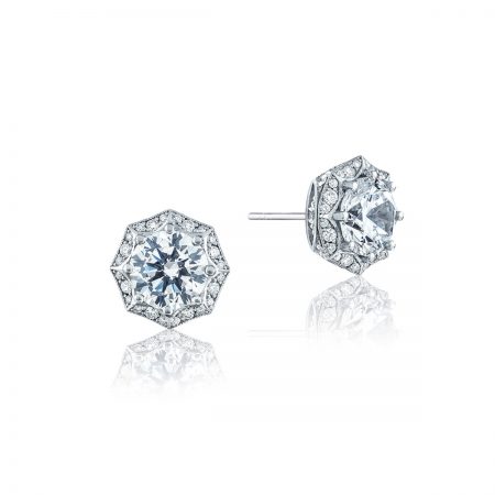 Petite Crescent Stud Earrings