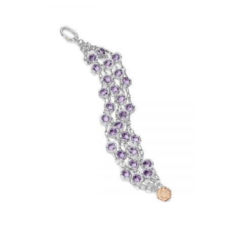 Cascading Gem Bracelet featuring Amethyst