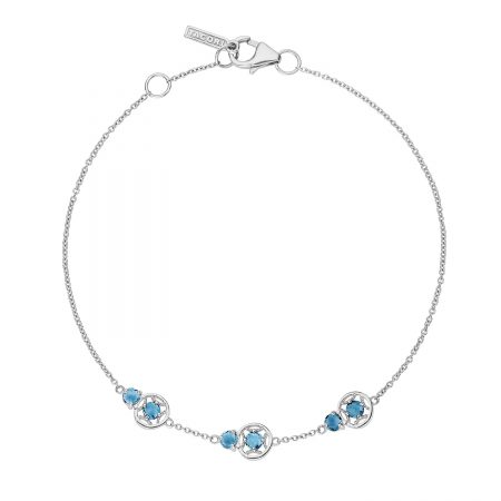 Petite Gemstone Bracelet with London Blue Topaz