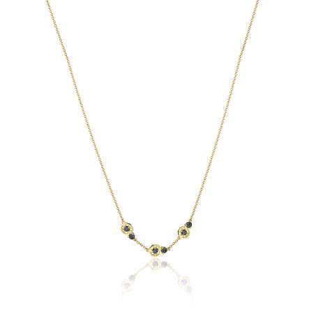 Petite Gemstone Necklace with Black Onyx
