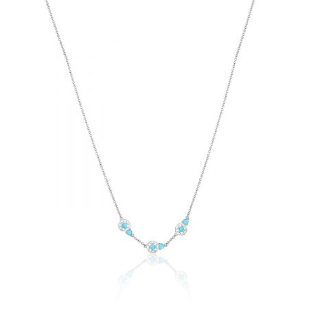 Petite Gemstone Necklace with Turquoise