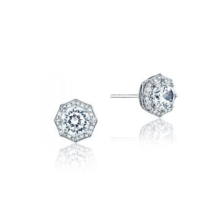Petite Crescent Stud Earrings