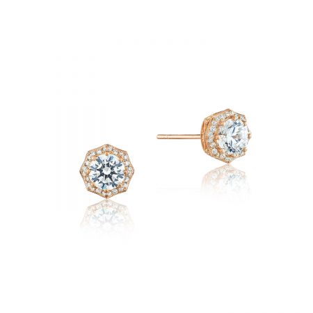 Petite Crescent Stud Earrings
