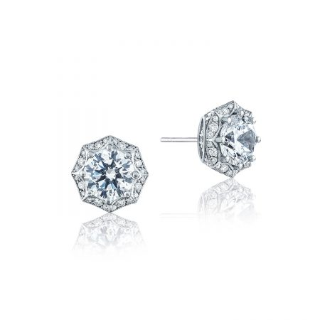 Petite Crescent Stud Earrings