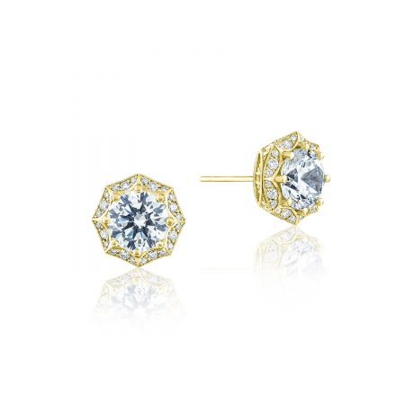 Petite Crescent Stud Earrings