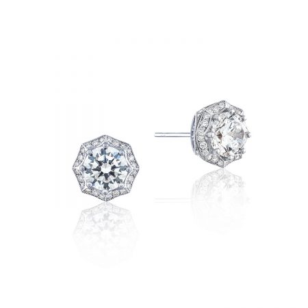 Petite Crescent Stud Earrings