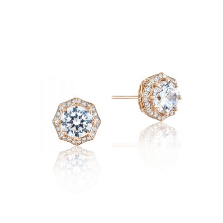 Petite Crescent Stud Earrings
