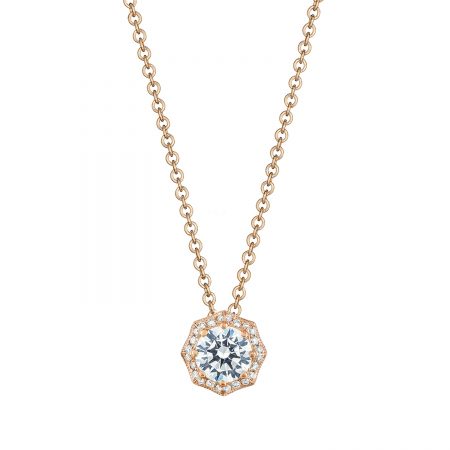 Petite Crescent Pendant Necklace