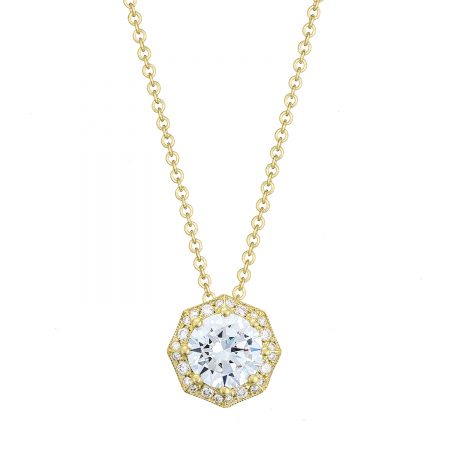 Petite Crescent Pendant Necklace