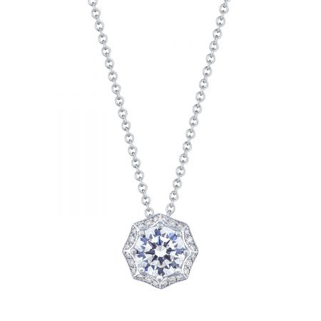 Petite Crescent Pendant Necklace