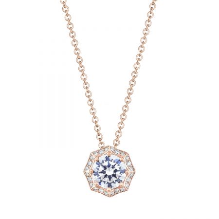Petite Crescent Pendant Necklace