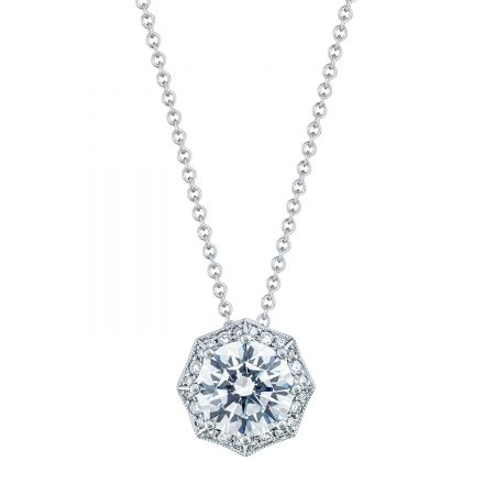 Petite Crescent Pendant Necklace