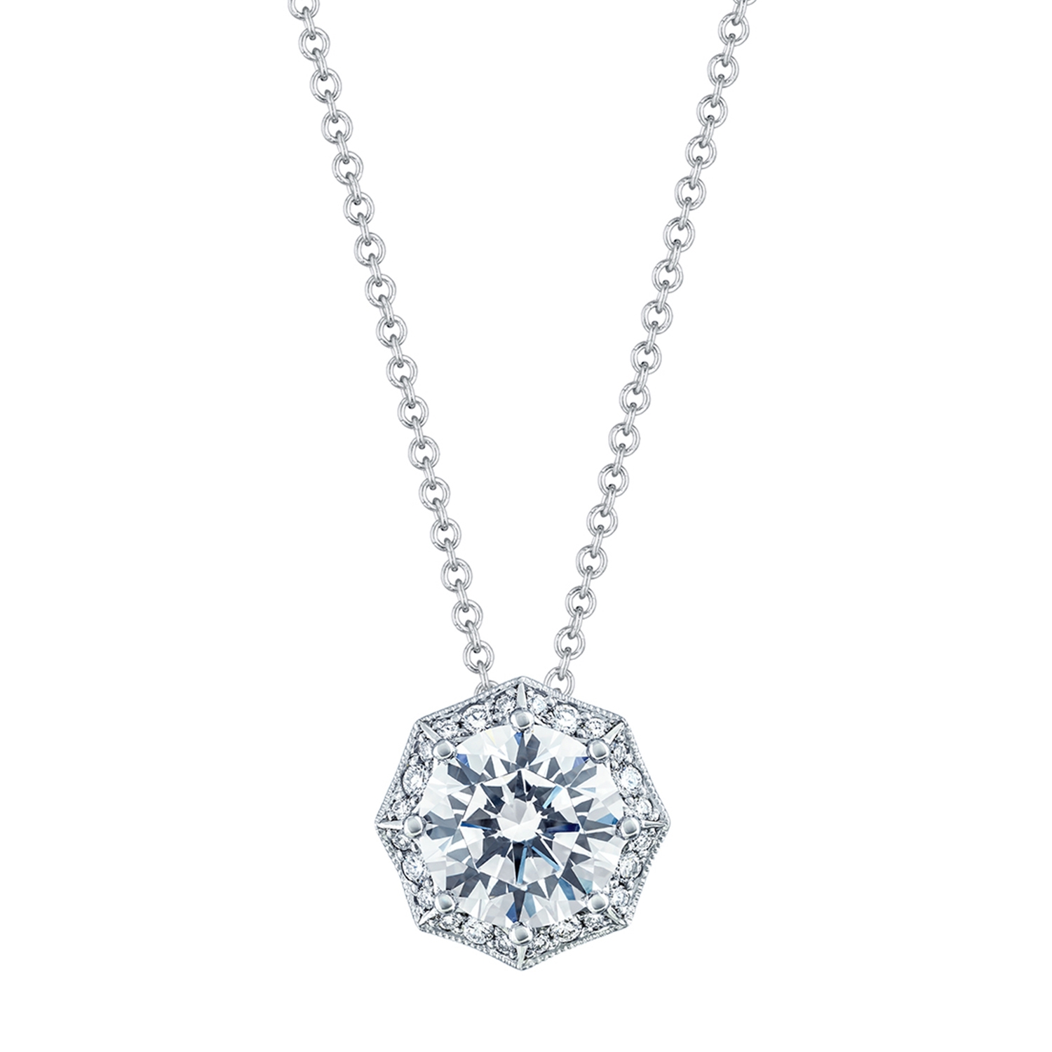 Petite Crescent Pendant Necklace