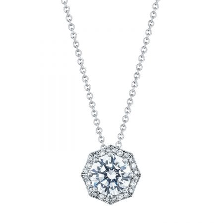 Petite Crescent Pendant Necklace