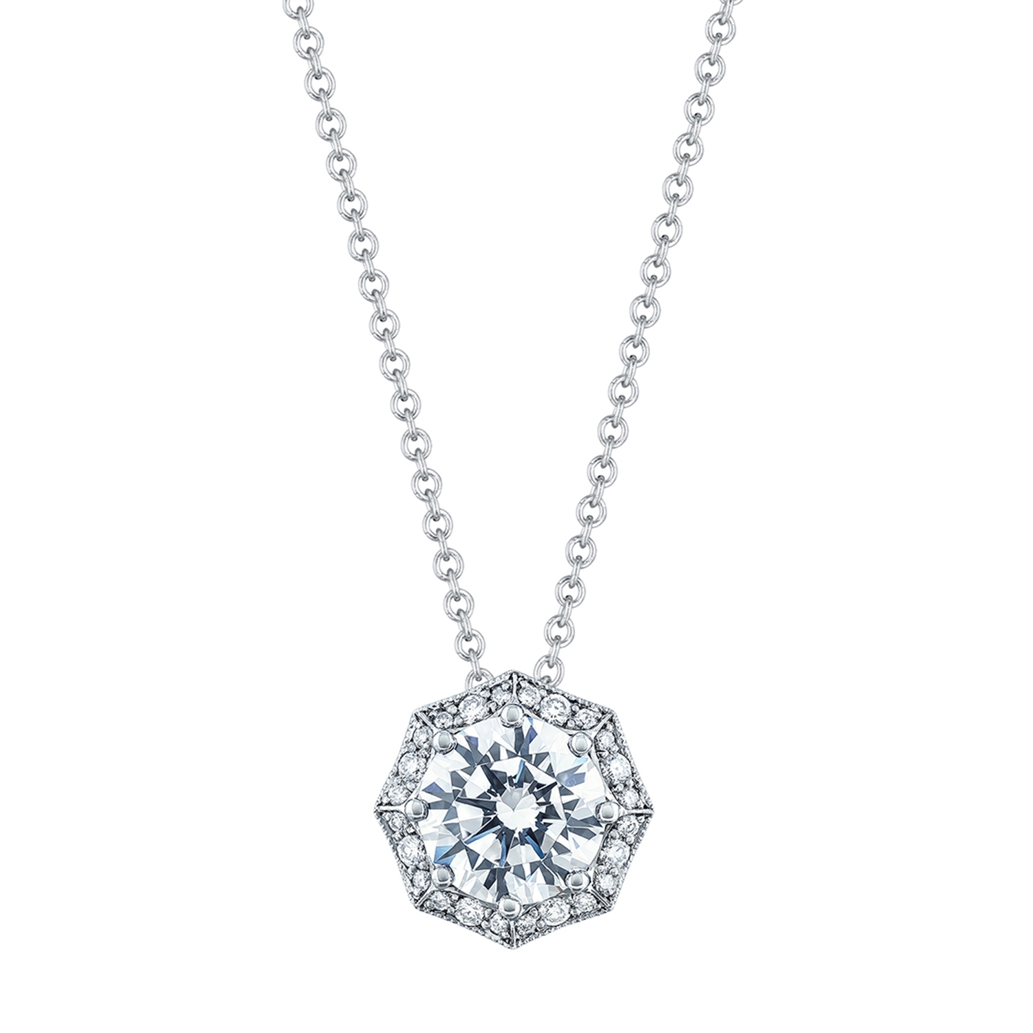 Petite Crescent Pendant Necklace