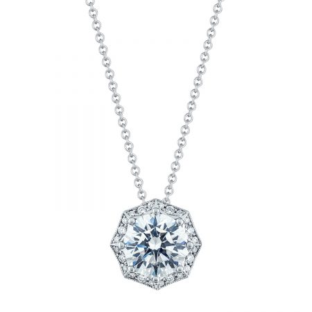 Petite Crescent Pendant Necklace