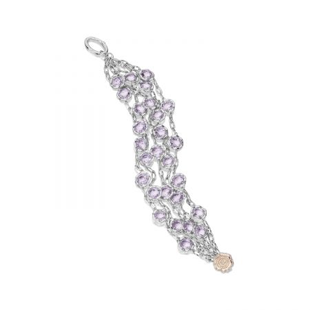 Cascading Gem Bracelet featuring Rose Amethyst