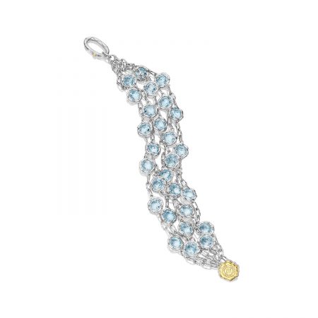 Cascading Gem Bracelet featuring Sky Blue Topaz