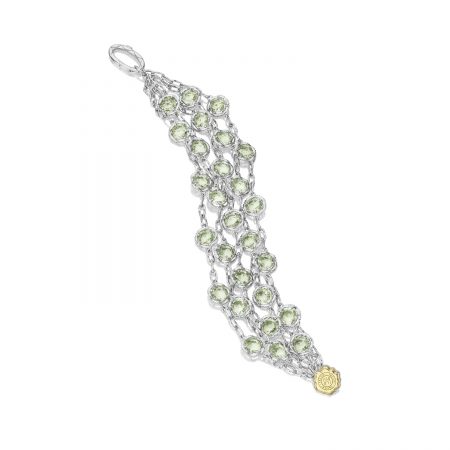 Cascading Gem Bracelet featuring Prasiolite Quartz