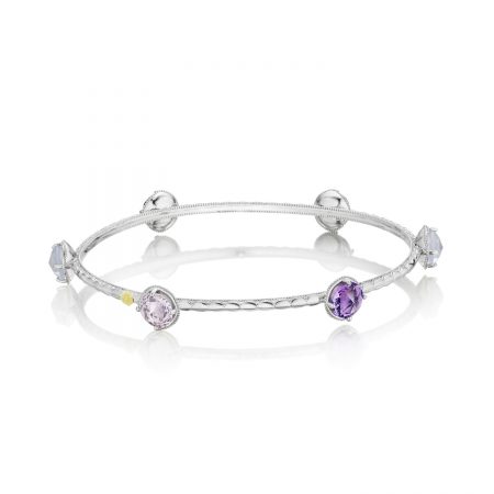 Color Pop Multi Bangle featuring Assorted Gemstones