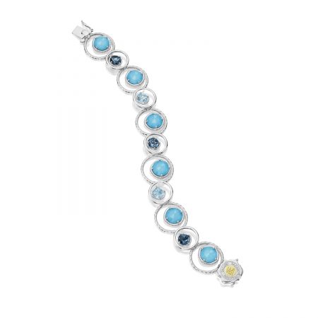 Enchanted Pool Petite Bracelet featuring Assorted Gemstones