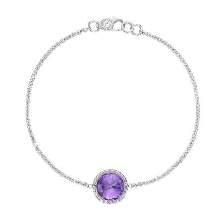 Floating Bezel Bracelet featuring Amethyst