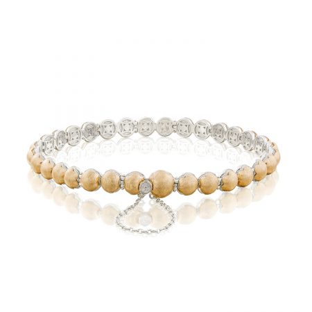 Brushed Petite Dew Drops Bracelet