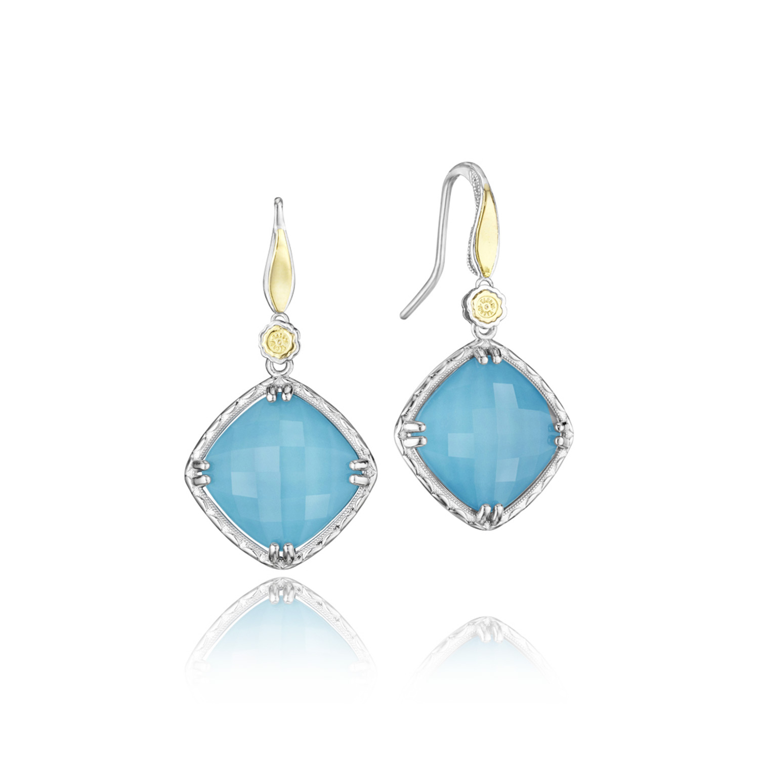 Solitaire Gem Drop Earrings featuring Neo-Turquoise