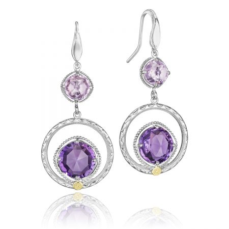 Gem Ripple Earrings featuring Assorted Gemstones