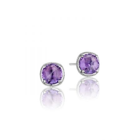 Simply Gem Stud featuring Amethyst