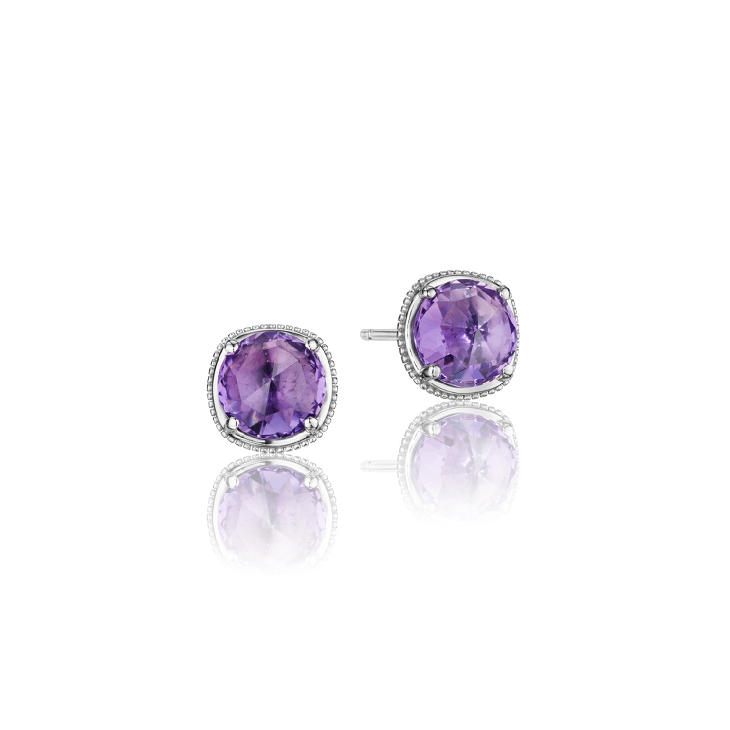 Simply Gem Stud featuring Amethyst