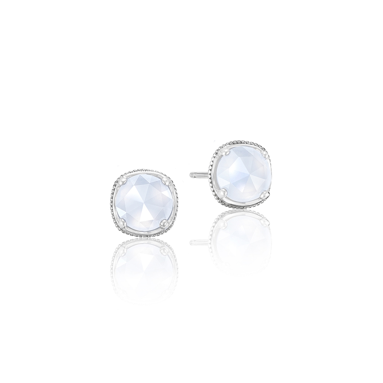 Simply Gem Stud featuring Chalcedony