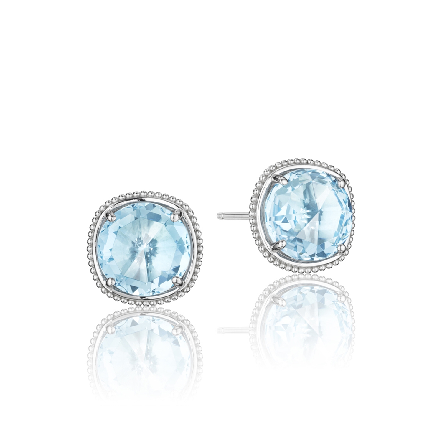 Bold Simply Gem Stud featuring Sky Blue Topaz