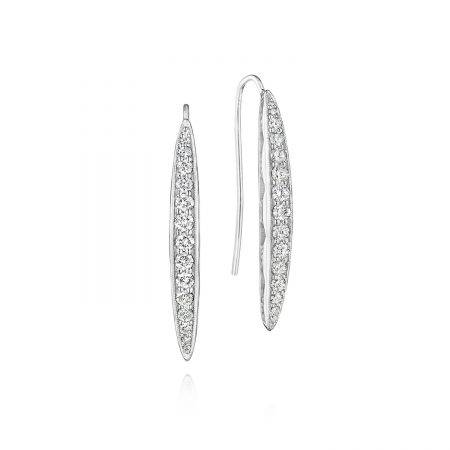 Pav&eacute; Surfboard Drop Earrings