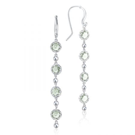 Rain Drop Earrings featuring Prasiolite