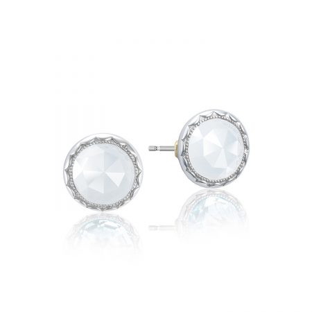 Bezel Studs featuring Chalcedony