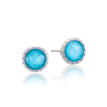 Bezel Studs featuring Neo-Turquoise