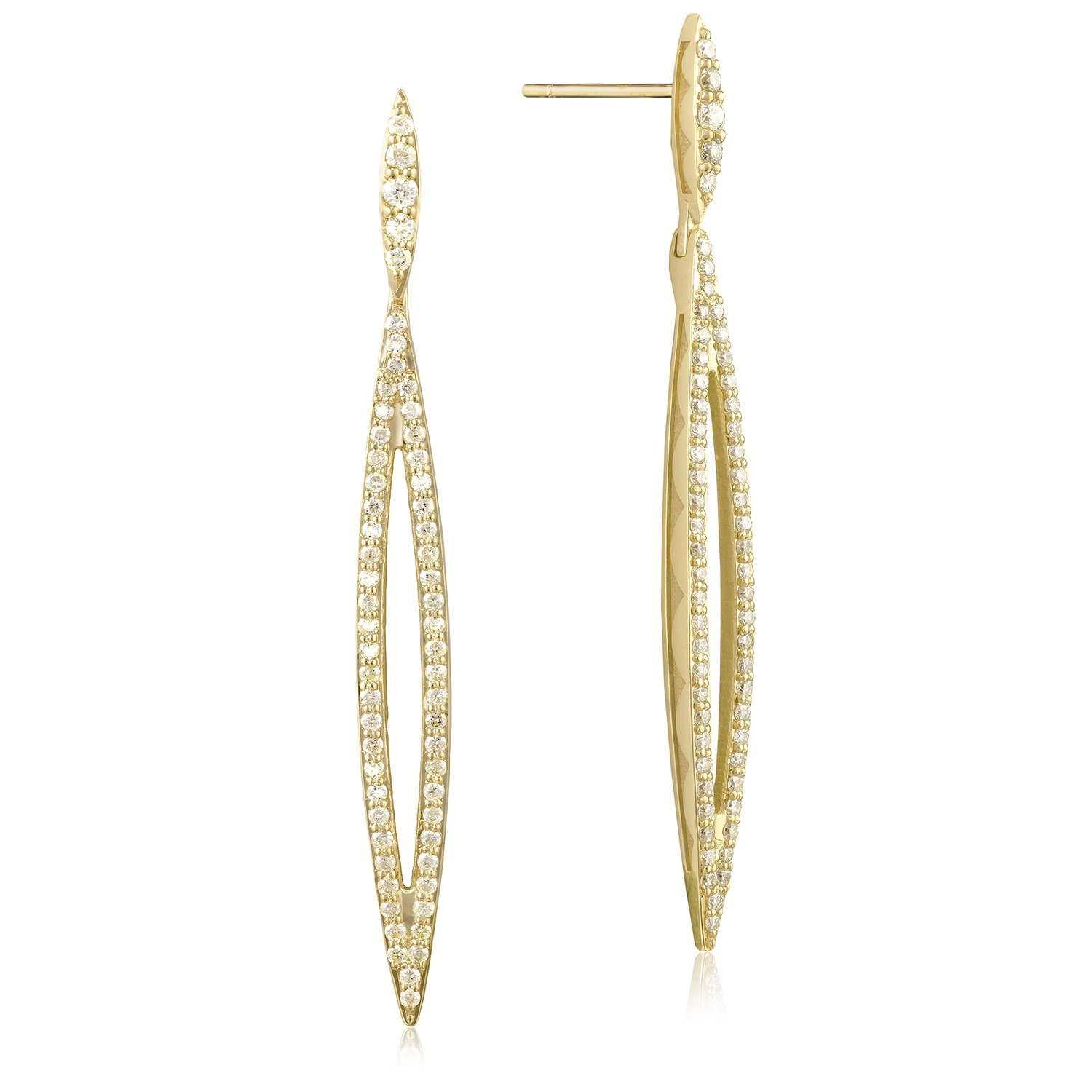 Pavé Surfboard Earring