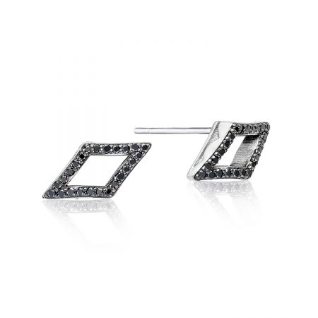Pavé Chevron Stud