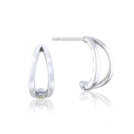 Silver Crossroad Studs