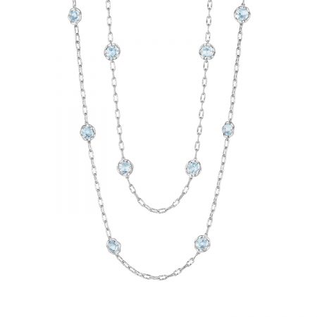 38” Candy Drop Necklace featuring Sky Blue Topaz