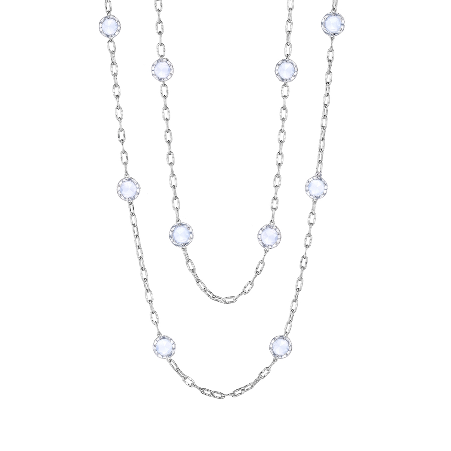38” Candy Drop Necklace featuring Chalcedony