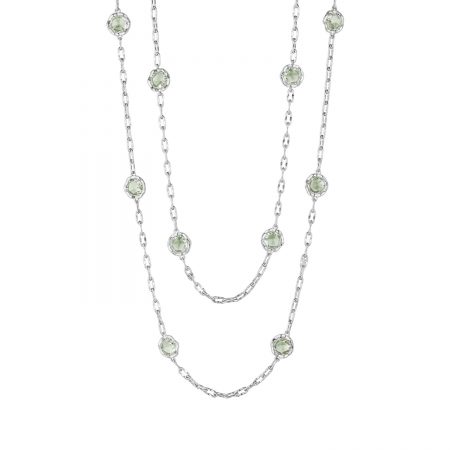 38” Candy Drop Necklace featuring Prasiolite Quartz