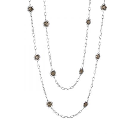 38” Candy Drop Necklace featuring Smokey Quartz