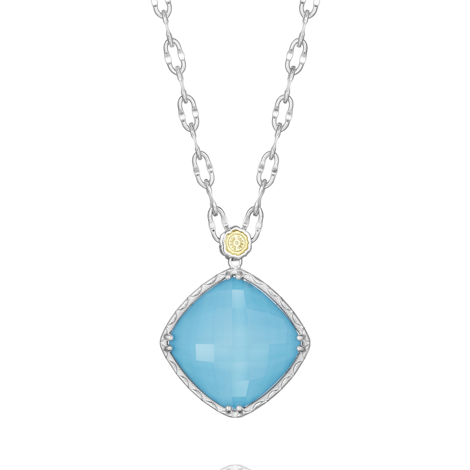 Bold Gem Pendant featuring Neo-Turquoise