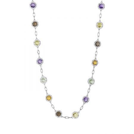 Gum Drop Necklace featuring Assorted Gemstones