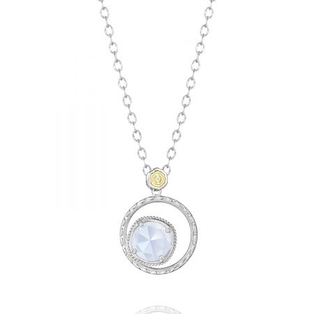 Bold Bloom Necklace featuring Chalcedony