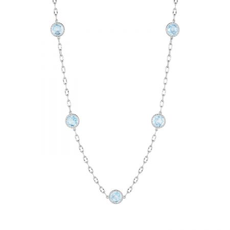 Raindrops Necklace featuring Sky Blue Topaz