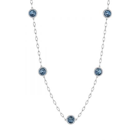Raindrops Necklace featuring London Blue Topaz