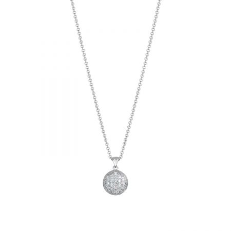 Dew Drop Pendant featuring Pav&eacute; Diamonds